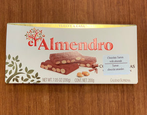 EL ALMENDRO TURRON AU CHOCOLAT AVEC AMANDES 200 G